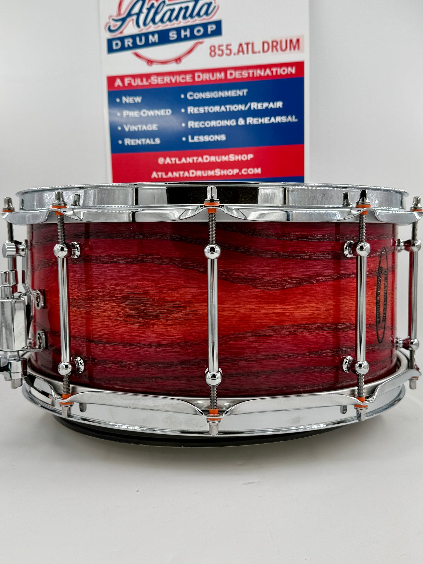 Wellingtone Custom Drum Company - 14” x 6” Steam-Bent Red Oak Snare