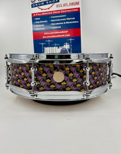 Montineri Custom 14x4 "Iris Tongue" Snare Drum