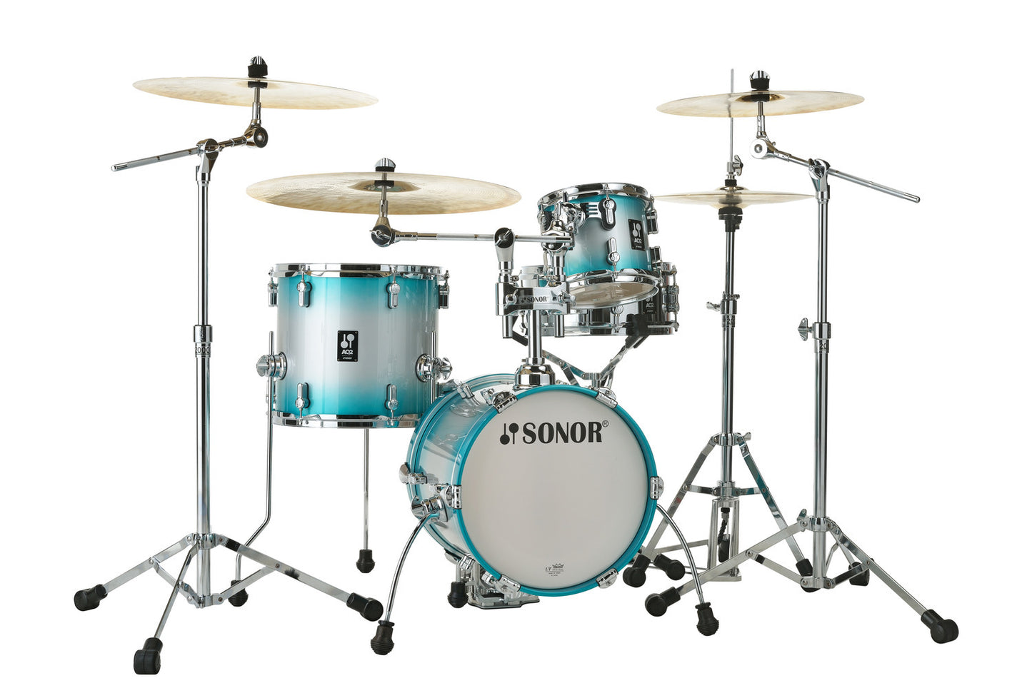 SONOR AQ2 MAPLE MARTINI SET-Aqua Silver Burst