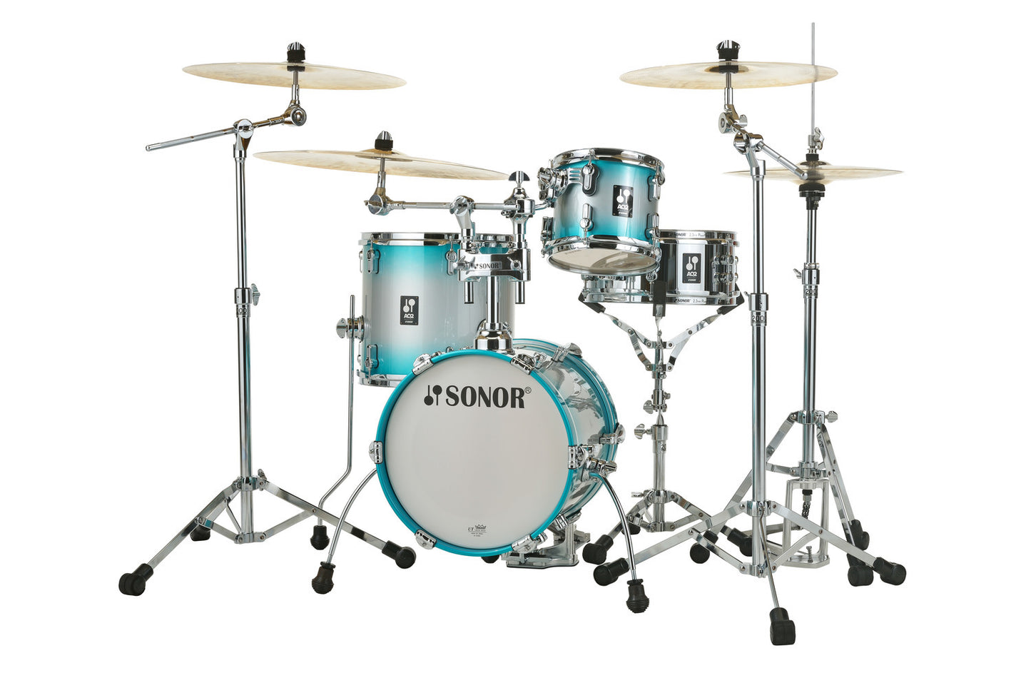 SONOR AQ2 MAPLE MARTINI SET-Aqua Silver Burst