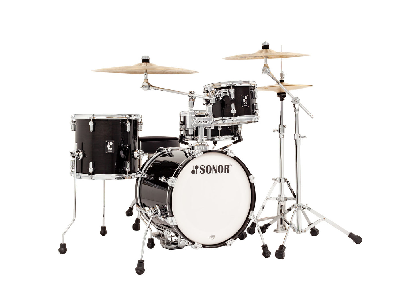 SONOR AQ2 MAPLE SAFARI SET-Transparent Black