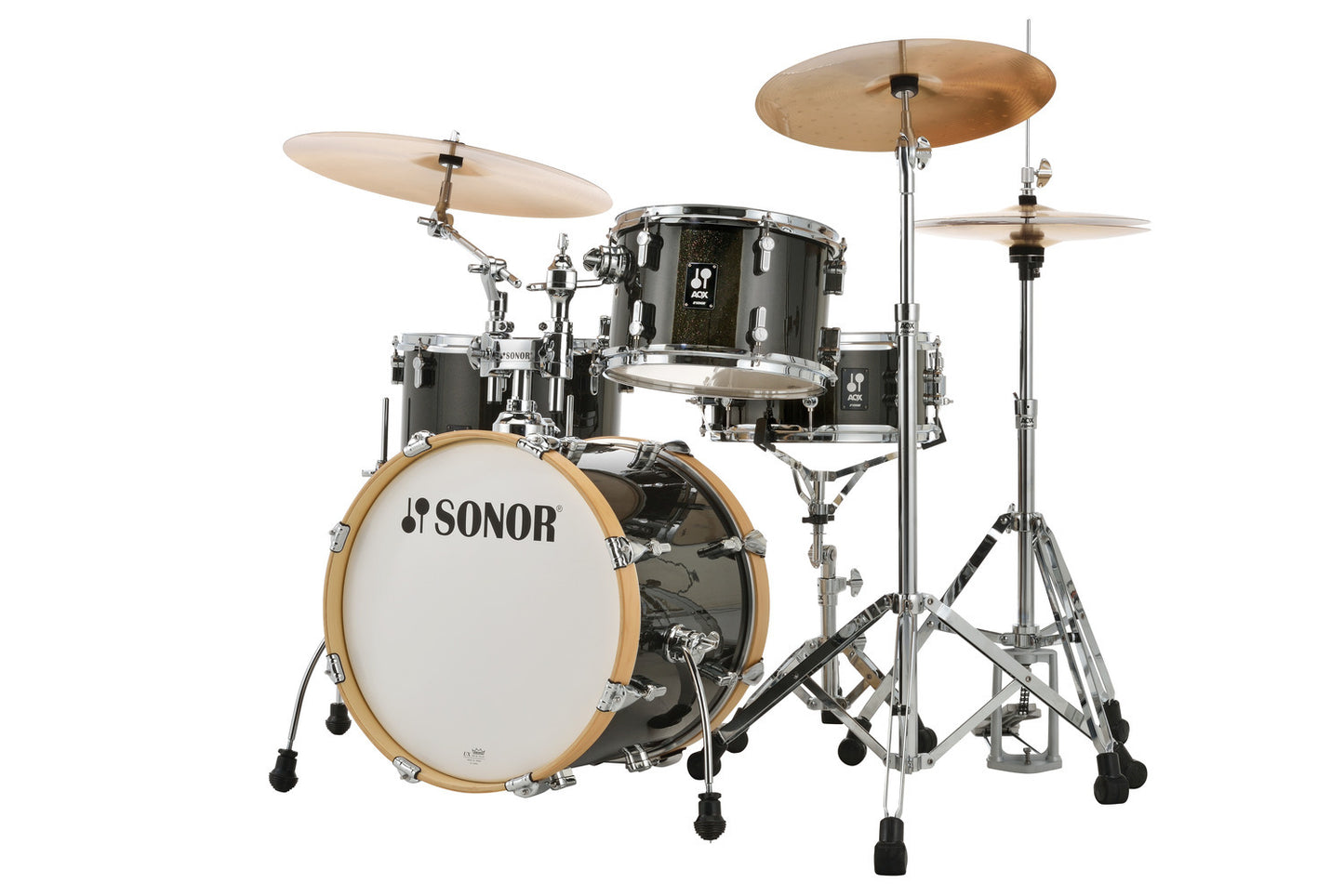 SONOR AQX JAZZ SET Black Midnight Sparkle