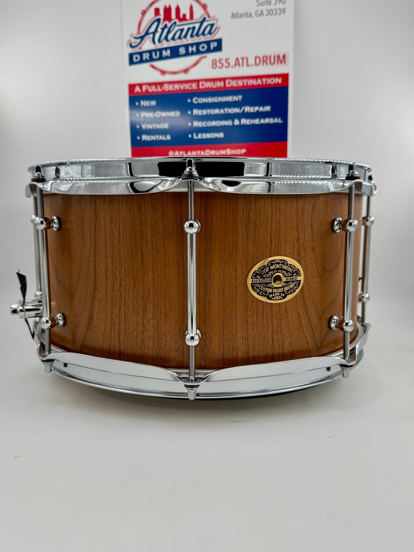 Montineri Custom Drum Co -  14” x 7” Walnut Snare