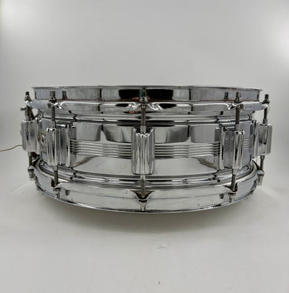 Vintage Rogers "5-Line" Dyna-Sonic 14" x 5" Chrome