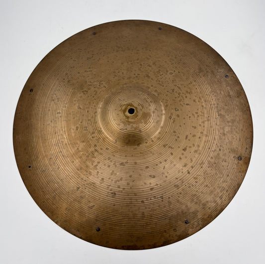 Vintage A. Zildjian Small Stamp 20" Ride With Sizzlers - 1872g