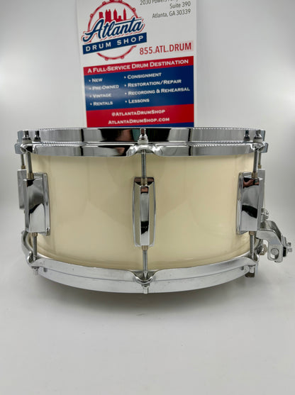 Yamaha 14x6.5 1988 8000 Series Tour Custom Snare - White