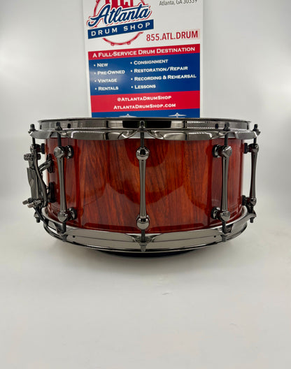 Pi Drum Company 14"x6" Custom Stave Padauk Wood Snare