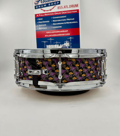 Montineri Custom 14x4 "Iris Tongue" Snare Drum
