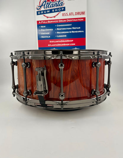 Pi Drum Company 14"x6" Custom Stave Padauk Wood Snare