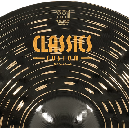 Meinl Classic Custom 18” Dark Crash Cymbal