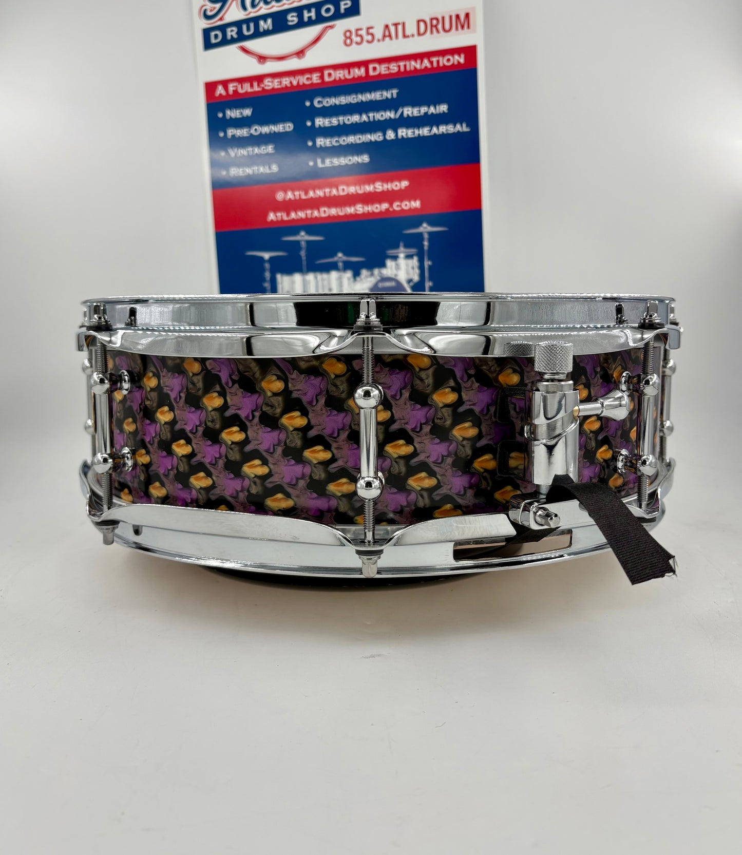 Montineri Custom 14x4 "Iris Tongue" Snare Drum