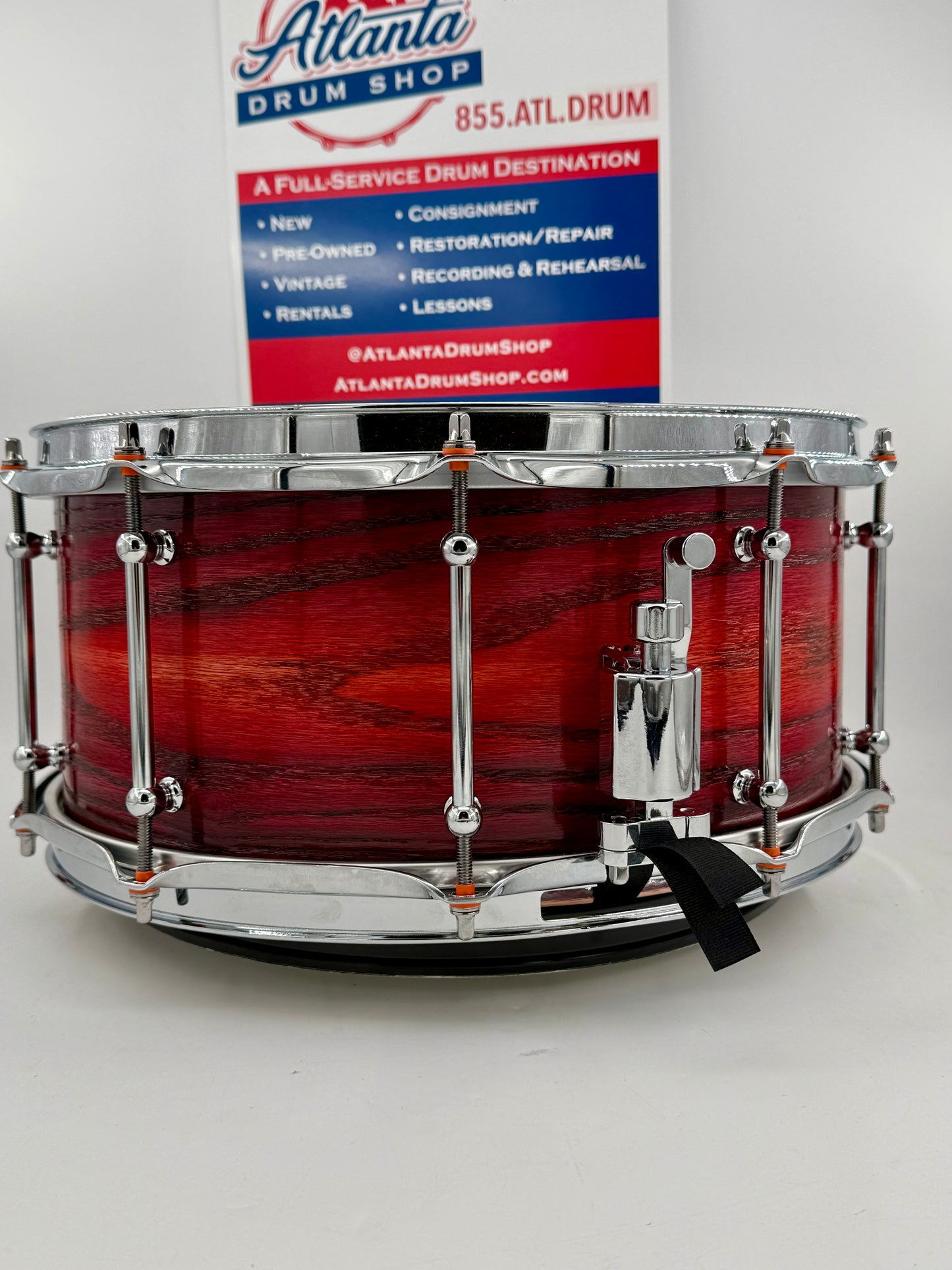 Wellingtone Custom Drum Company - 14” x 6” Steam-Bent Red Oak Snare