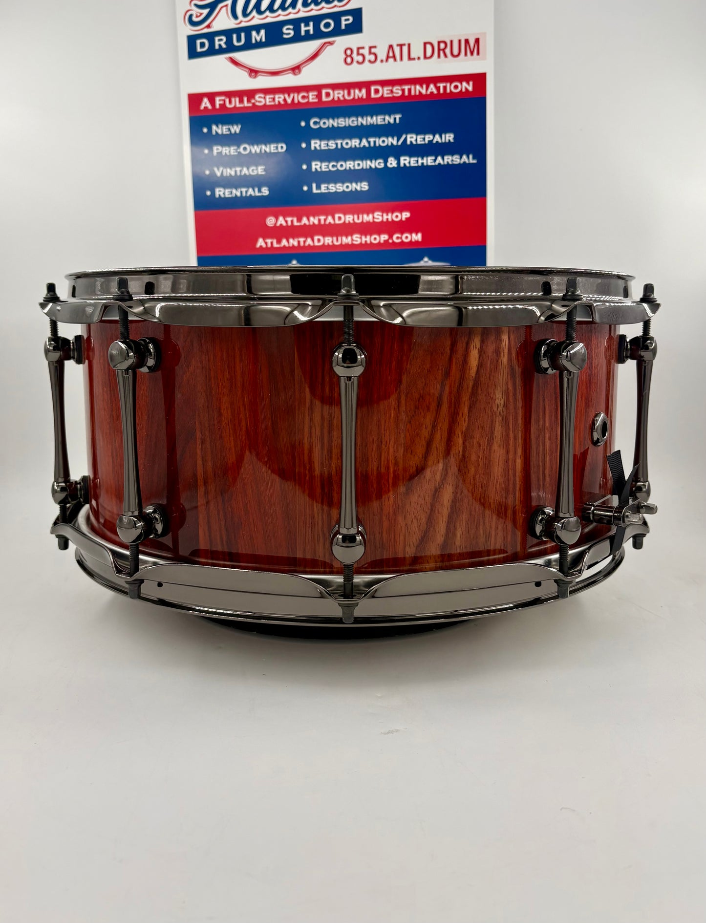 Pi Drum Company 14"x6" Custom Stave Padauk Wood Snare