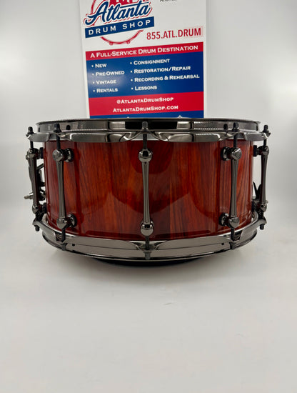 Pi Drum Company 14"x6" Custom Stave Padauk Wood Snare