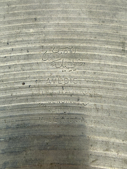 A. Zildjian Small Stamp Ride Cymbal 20”