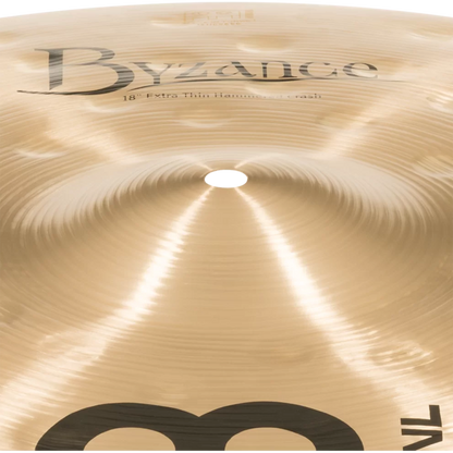 Meinl Cymbals 18-inch Byzance Traditional Extra Thin Hammered Crash Cymbal
