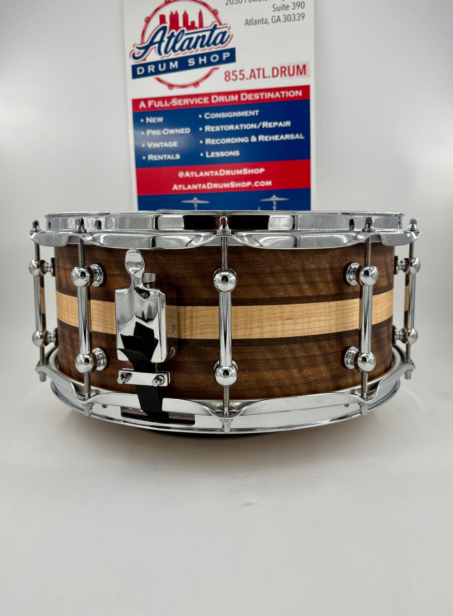 Pi Drum Company 14"x6" Custom Stave Multi-Wood Snare