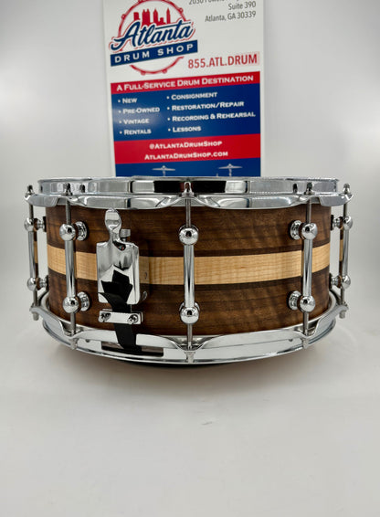 Pi Drum Company 14"x6" Custom Stave Multi-Wood Snare