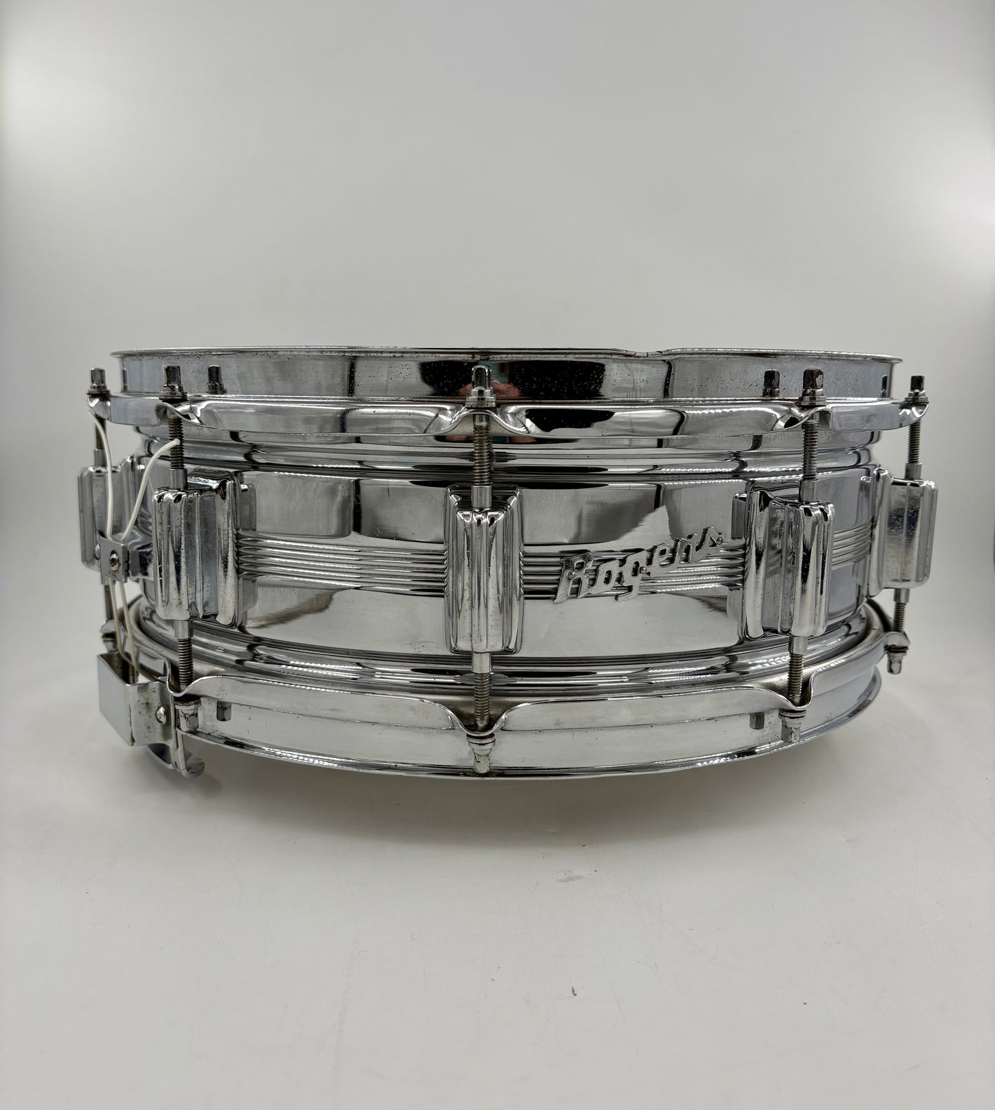 Vintage Rogers "5-Line" Dyna-Sonic 14" x 5" Chrome