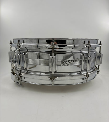 Vintage Rogers "5-Line" Dyna-Sonic 14" x 5" Chrome