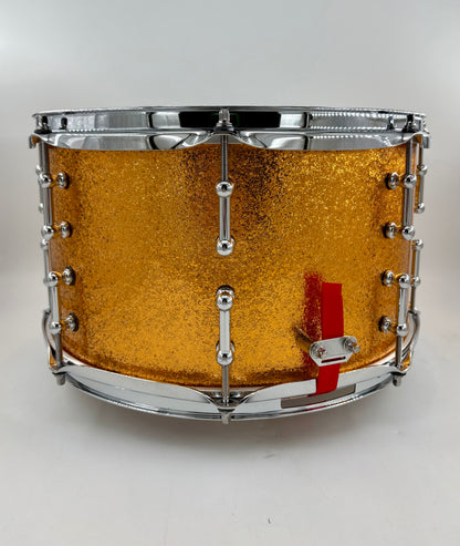 Montineri Custom 8”x14” Copper Sparkle Snare - preowned