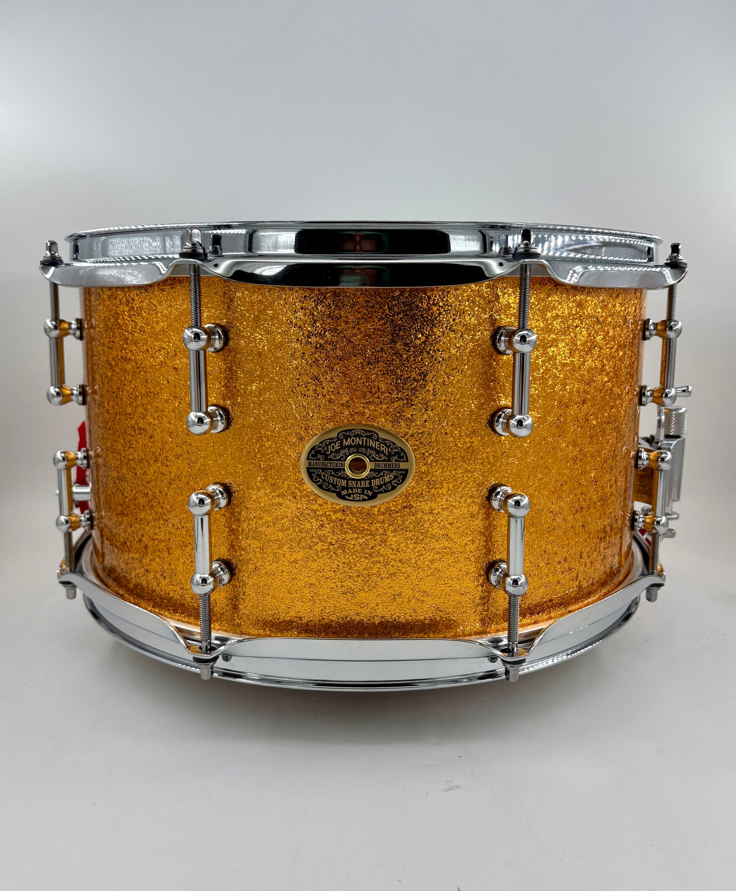 Montineri Custom 8”x14” Copper Sparkle Snare - preowned