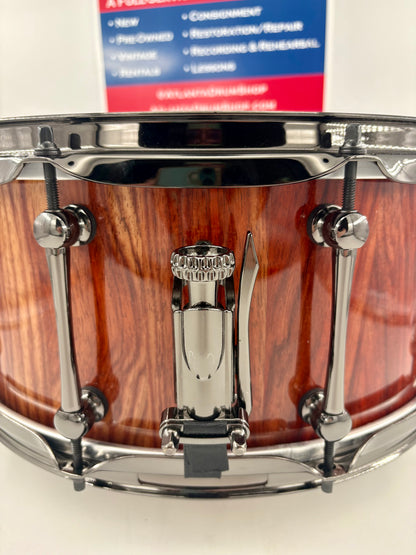 Pi Drum Company 14"x6" Custom Stave Padauk Wood Snare