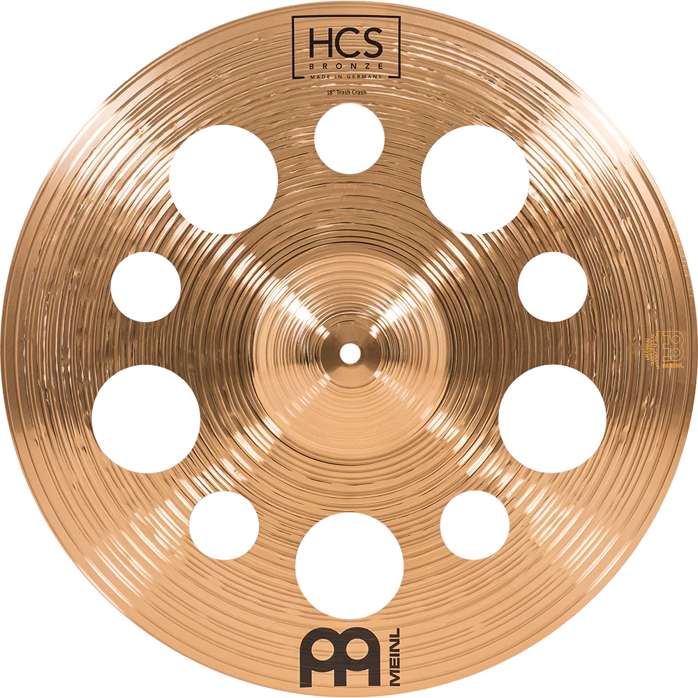 Meinl 18" HCS Bronze Trash Crash Cymbal