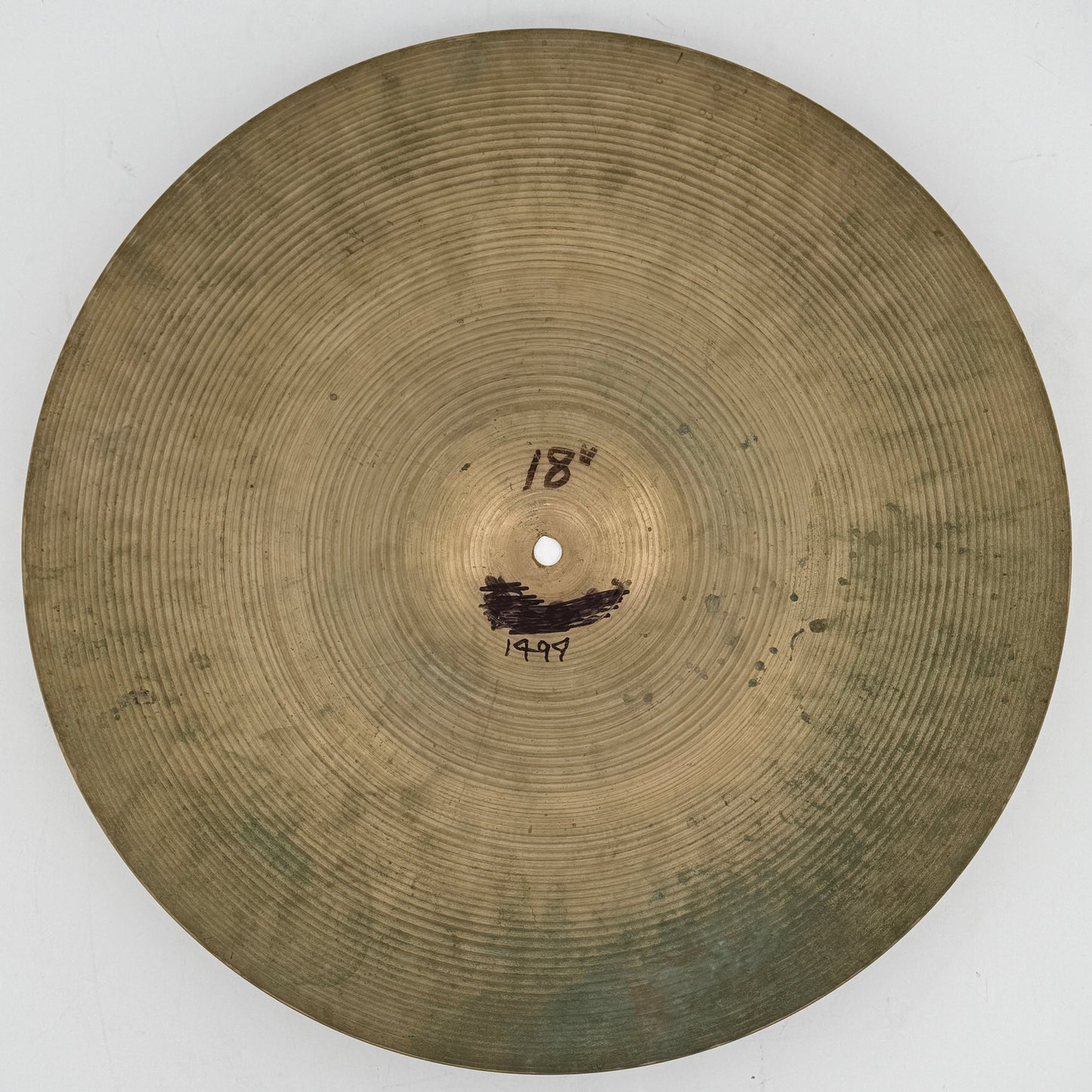 Vintage A Zildjian 60's Stamp 18" Crash - 1494g
