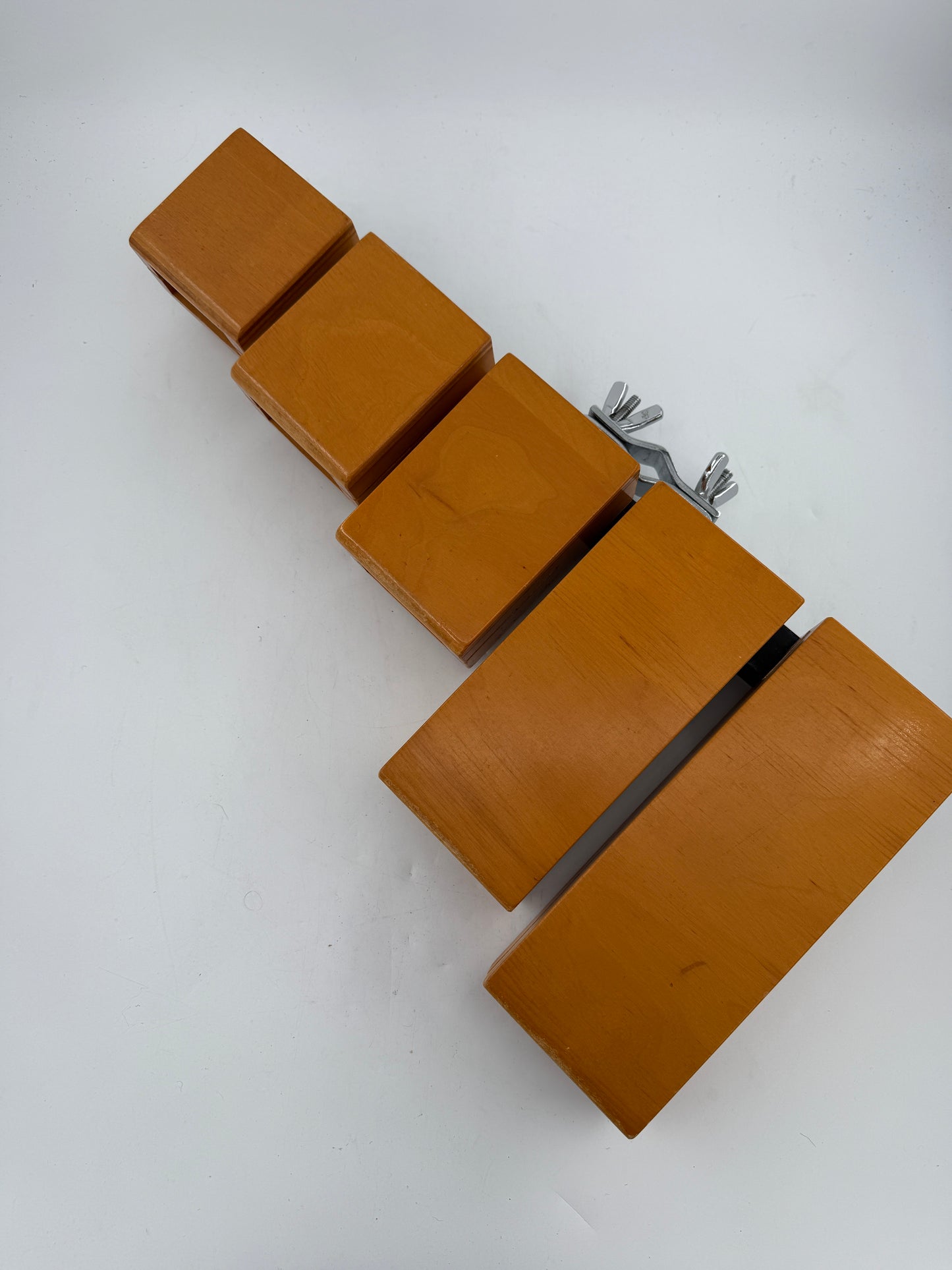 5 Piece LP temple Blocks with Bracket