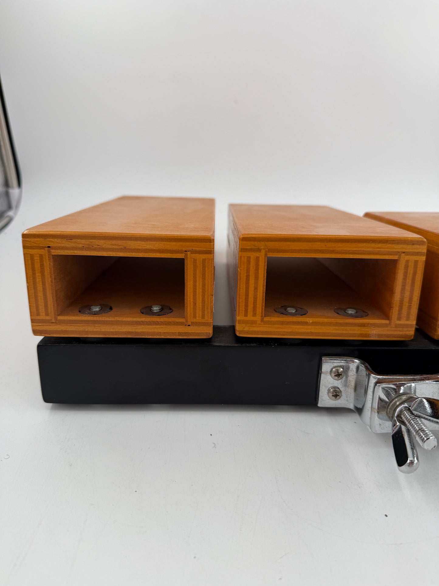 5 Piece LP temple Blocks with Bracket