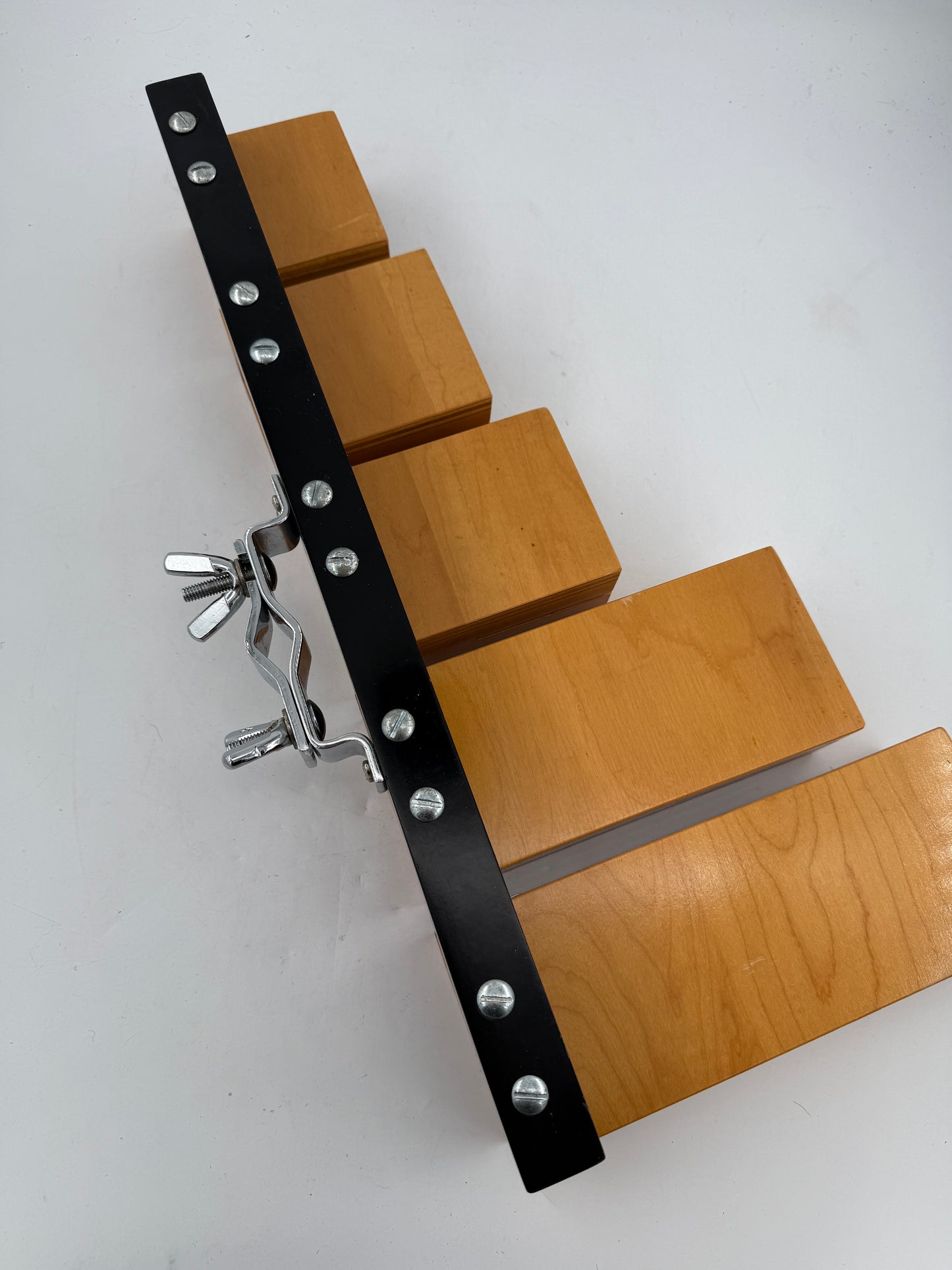 5 Piece LP temple Blocks with Bracket