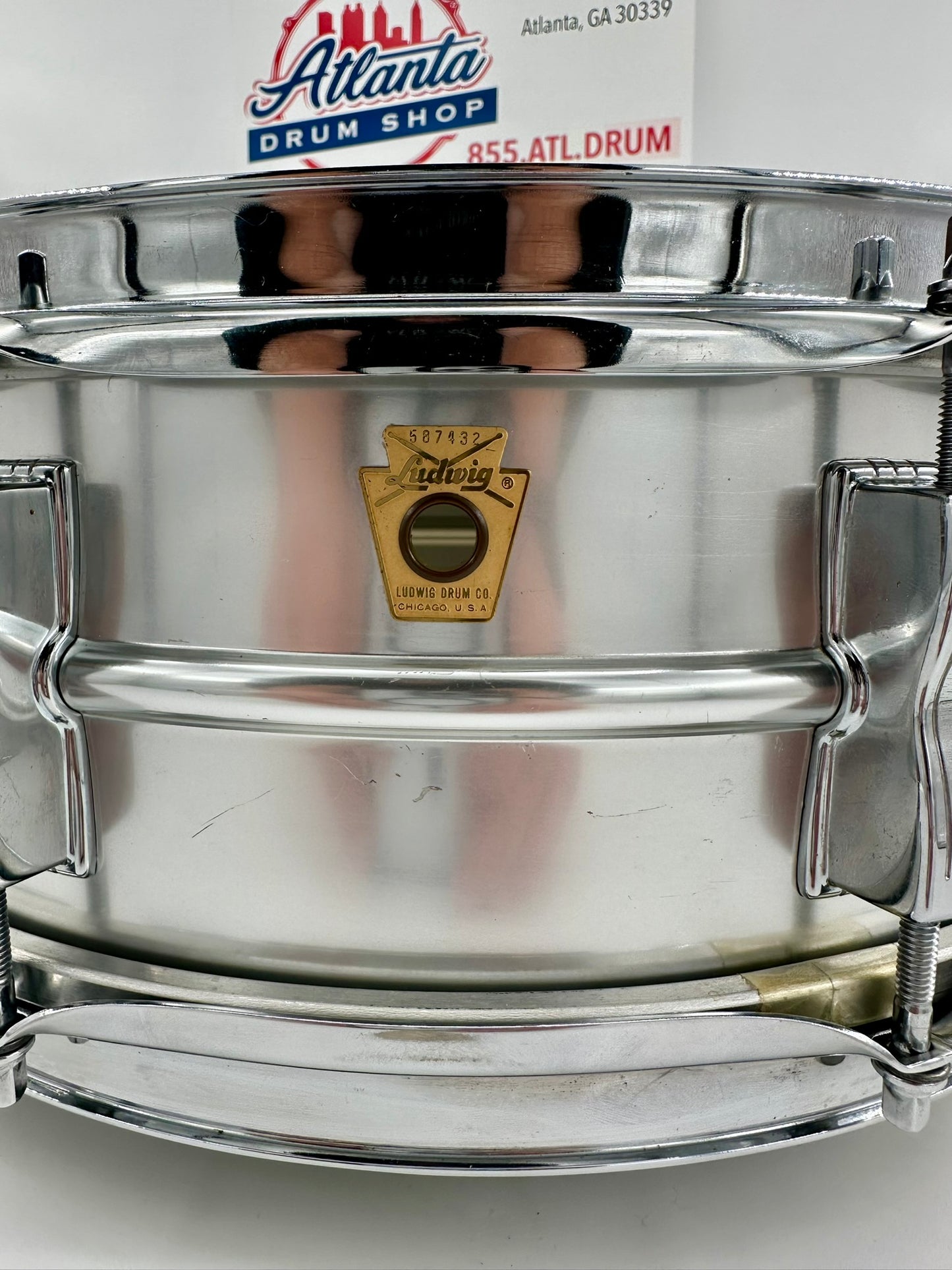 *RARE* LEAP DAY FEB 29 1968 Vintage Ludwig Acrolite Snare Drum