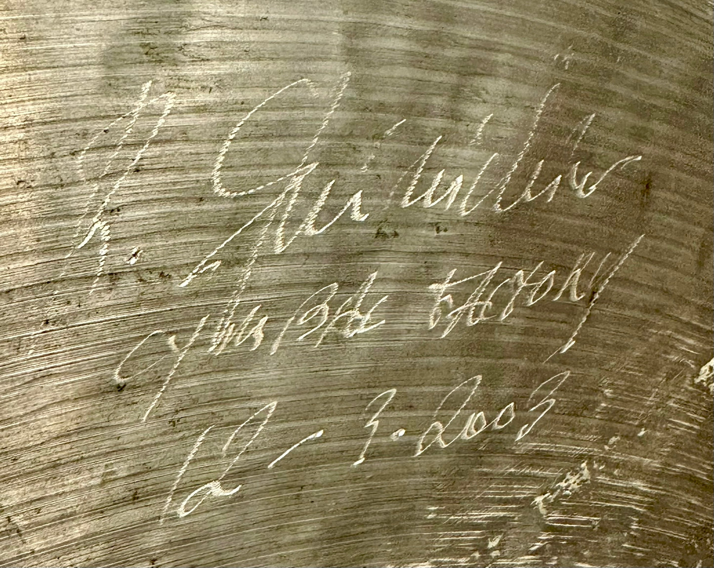 Spizzichino 22" Ride Cymbal - 2003