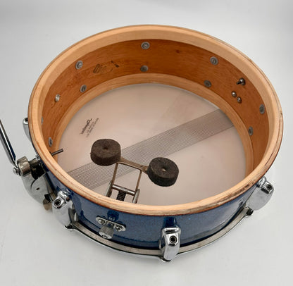 Slingerland Super Gene Krupa Radio King 5.5x14 Snare Drum 1960 - Blue Sparkling Pearl-Slingerland-Atlanta Drum Shop
