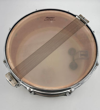 Slingerland Super Gene Krupa Radio King 5.5x14 Snare Drum 1960 - Blue Sparkling Pearl-Slingerland-Atlanta Drum Shop