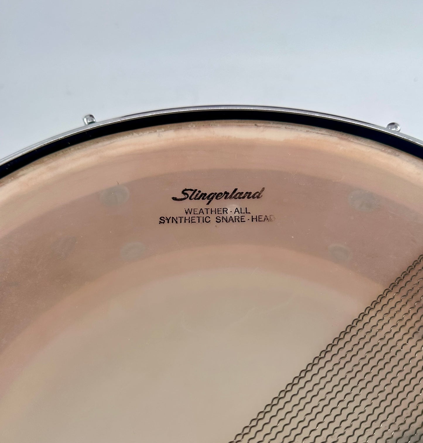 Slingerland Super Gene Krupa Radio King 5.5x14 Snare Drum 1960 - Blue Sparkling Pearl-Slingerland-Atlanta Drum Shop