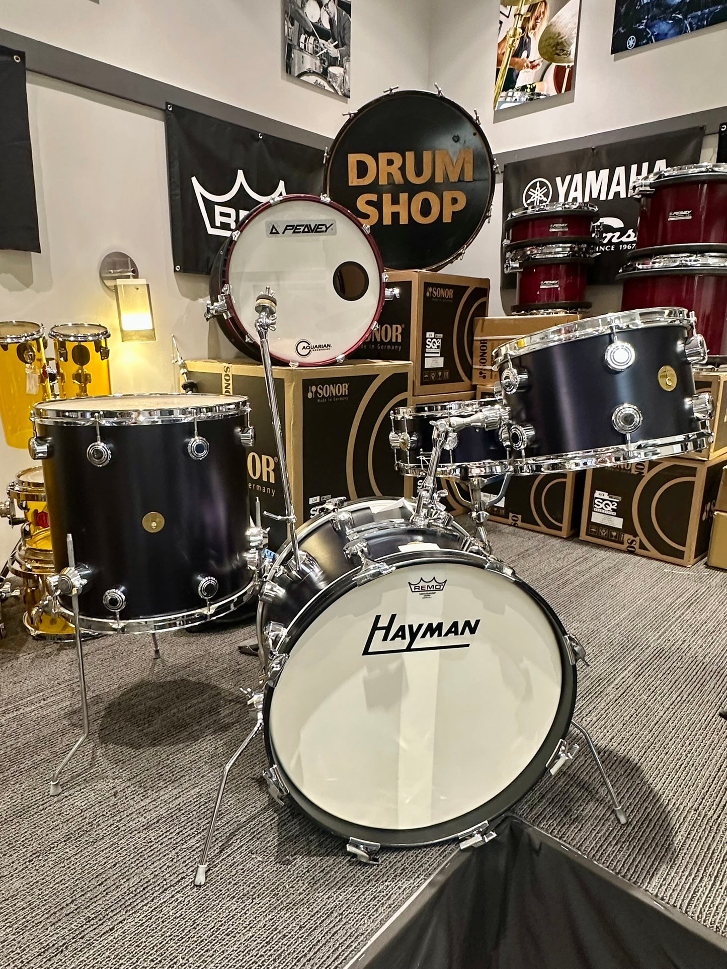 Hayman Vintage 1960s 4-Piece Drum Set - Midnight Blue - *VIDEO DEMO)