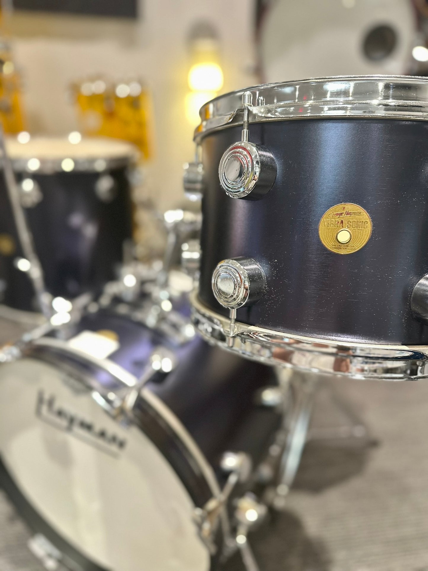 Hayman Vintage 1960s 4-Piece Drum Set - Midnight Blue - *VIDEO DEMO)