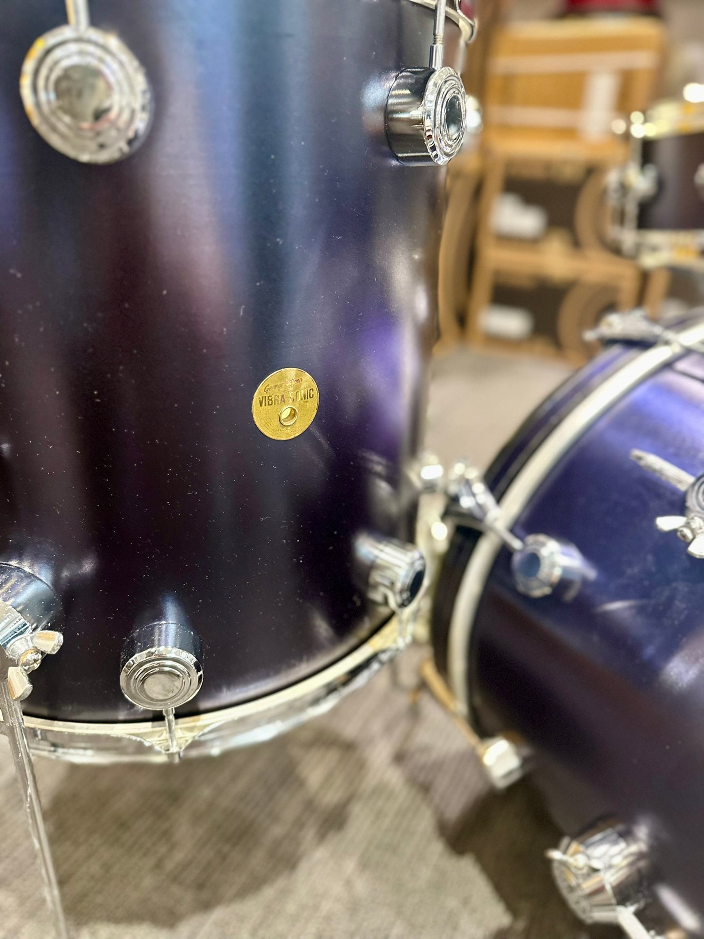 Hayman Vintage 1960s 4-Piece Drum Set - Midnight Blue - *VIDEO DEMO)