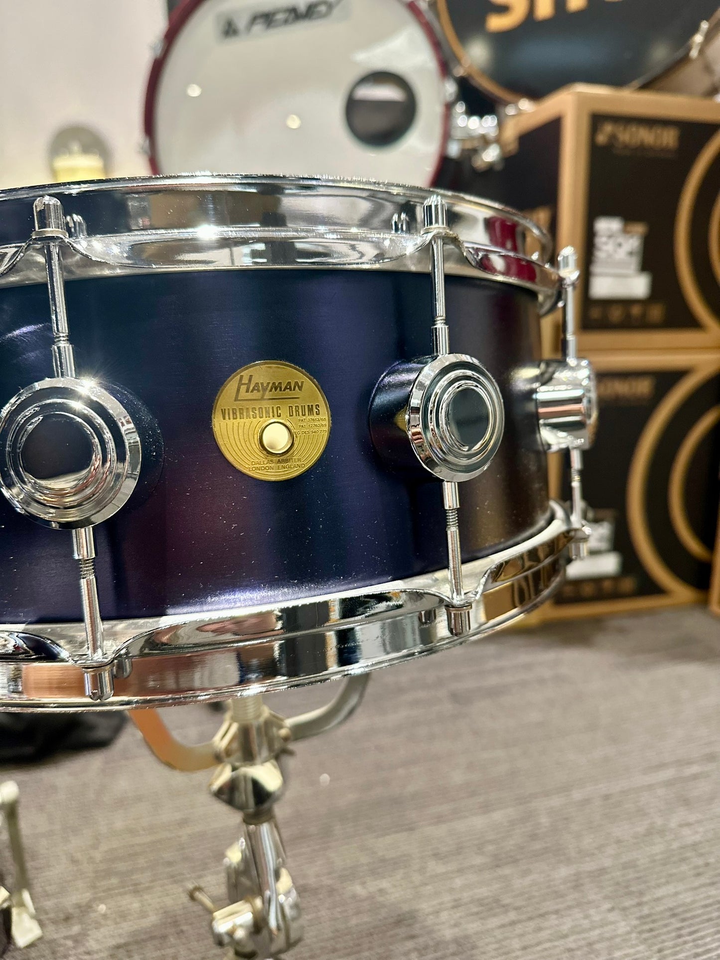 Hayman Vintage 1960s 4-Piece Drum Set - Midnight Blue - *VIDEO DEMO)