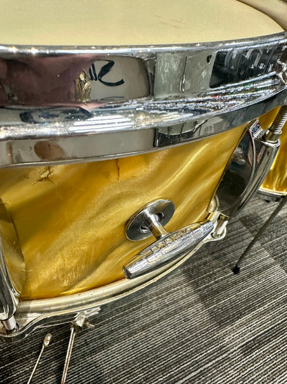 *AMAZING* Gretsch 1966 Progressive Jazz Kit in Yellow Satin Flame