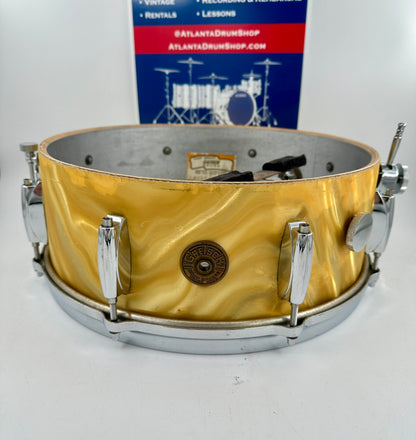 *AMAZING* Gretsch 1966 Progressive Jazz Kit in Yellow Satin Flame