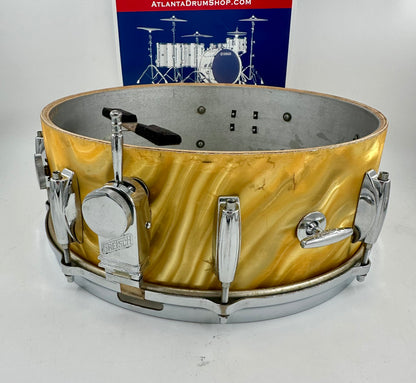 *AMAZING* Gretsch 1966 Progressive Jazz Kit in Yellow Satin Flame