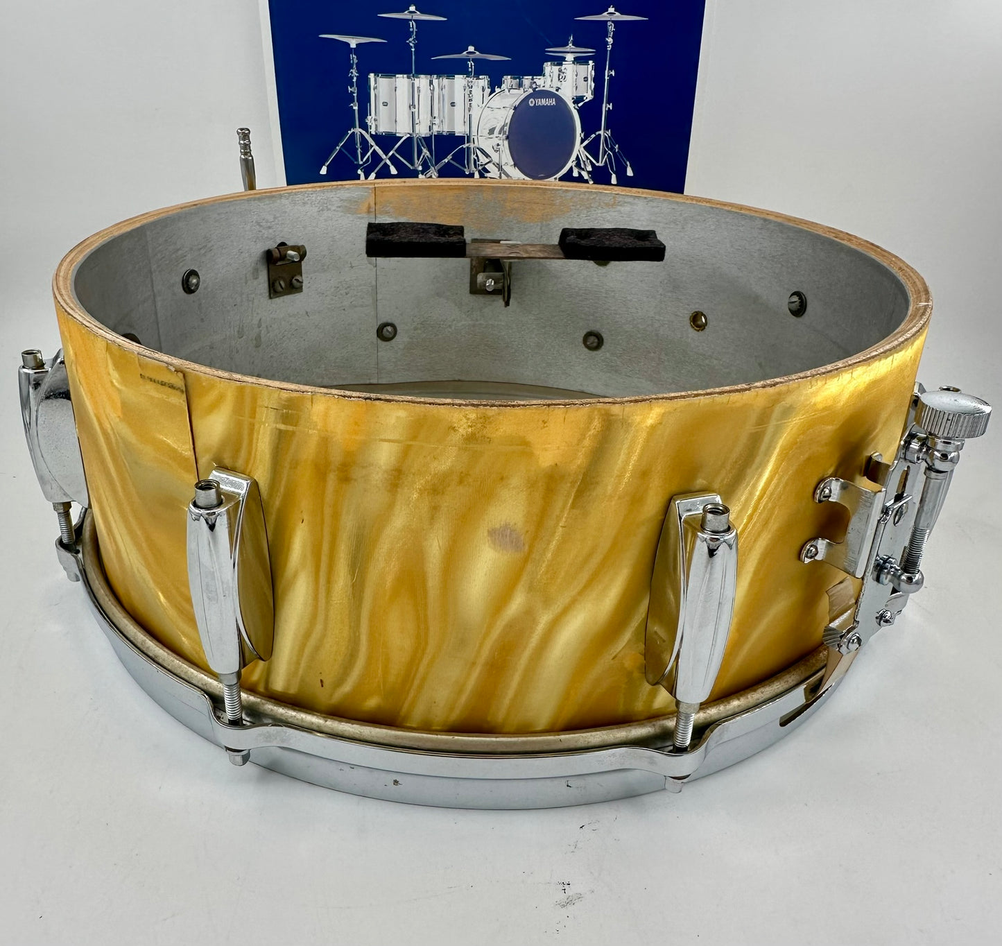 *AMAZING* Gretsch 1966 Progressive Jazz Kit in Yellow Satin Flame