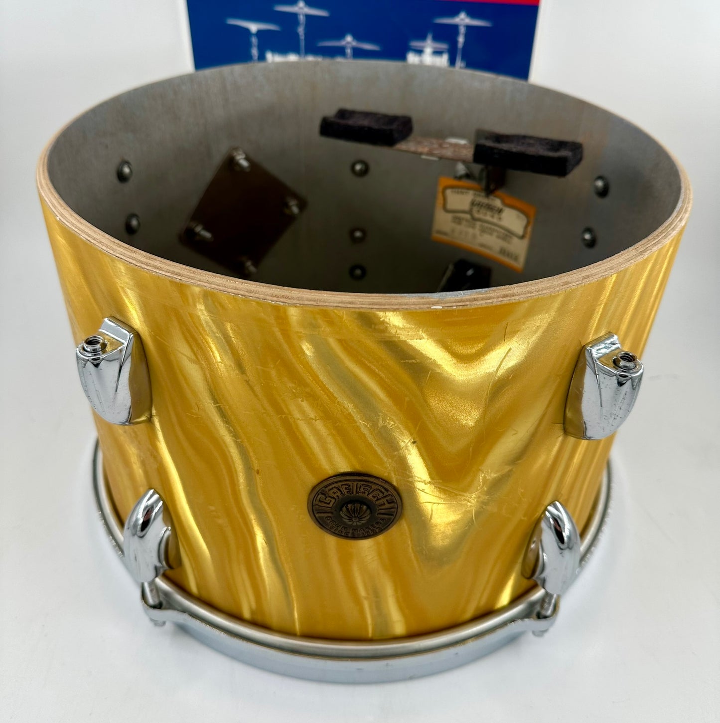 *AMAZING* Gretsch 1966 Progressive Jazz Kit in Yellow Satin Flame