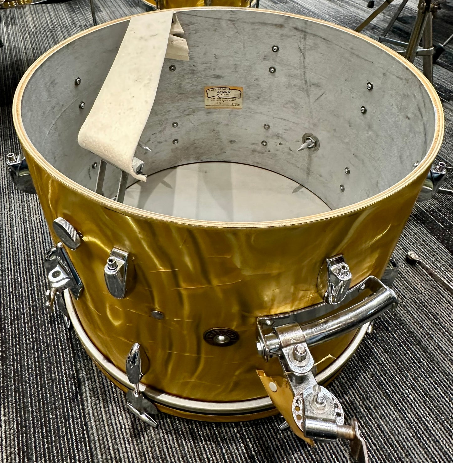 *AMAZING* Gretsch 1966 Progressive Jazz Kit in Yellow Satin Flame