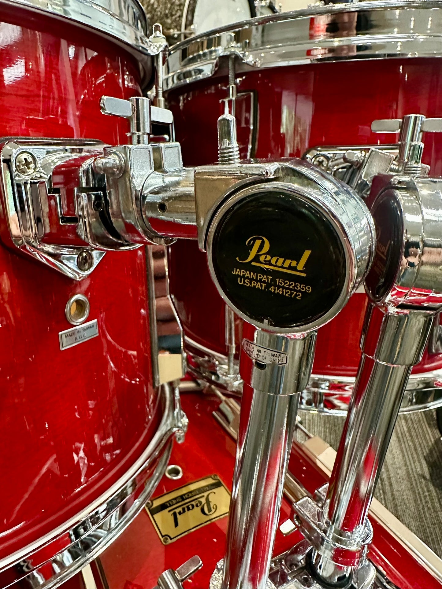 Pearl BLX 5-Piece Drum Set in Sequoia Red Lacquer