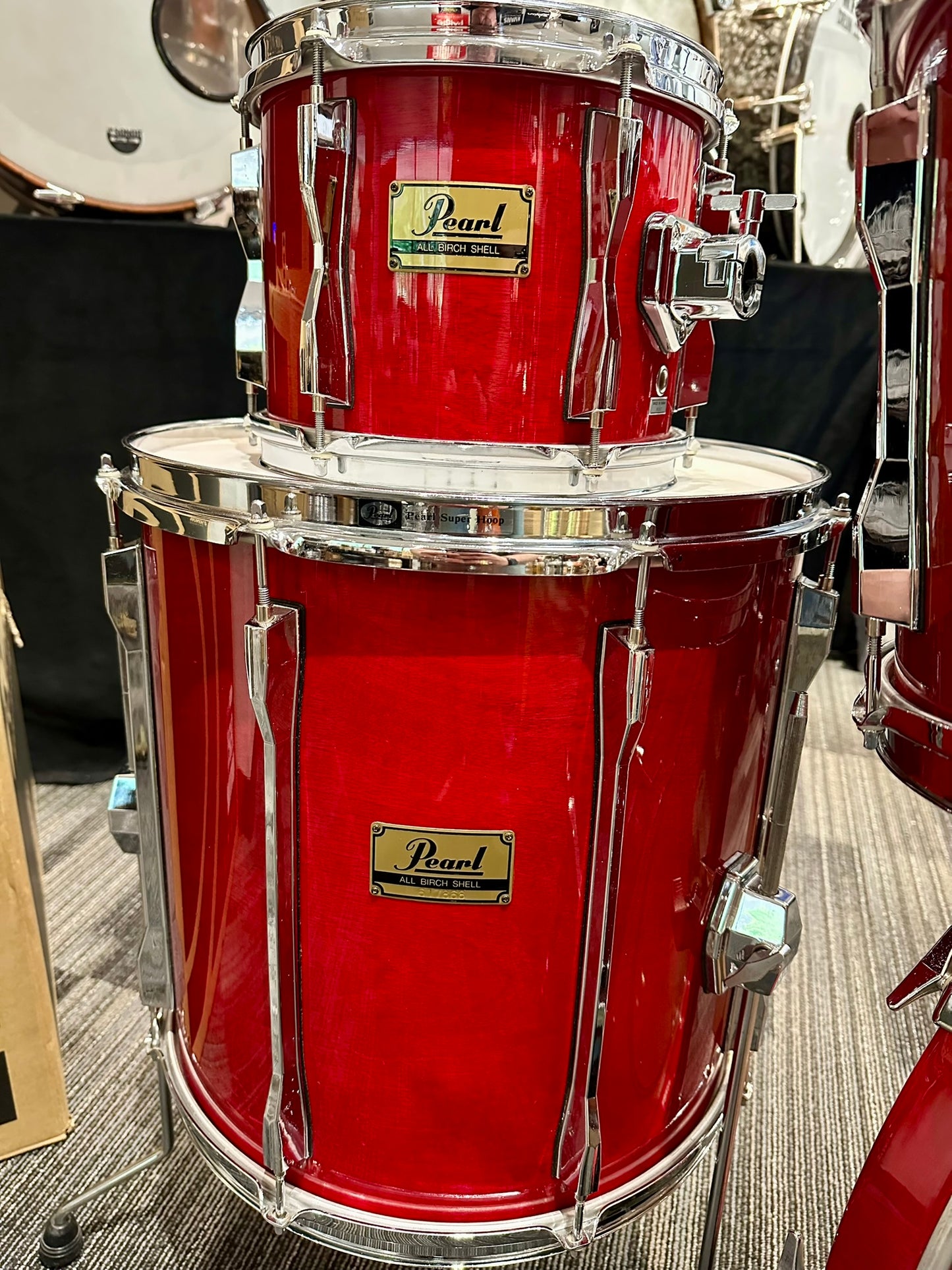 Pearl BLX 5-Piece Drum Set in Sequoia Red Lacquer