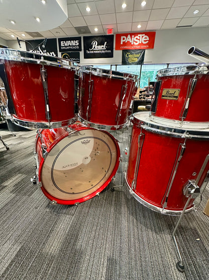 Pearl BLX 5-Piece Drum Set in Sequoia Red Lacquer